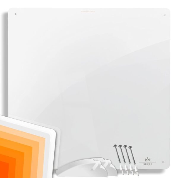 KESSER® Infrarot-Wärmepanel 425 W – Wandheizer, schnelle Wärme, mit Füßen