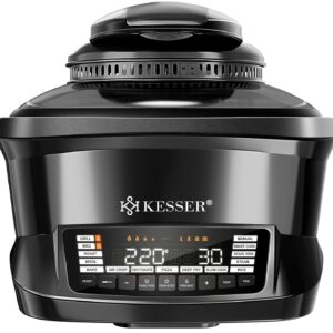 KESSER Multicooker 8 L – Heißluftfritteuse, 16 Programme, Warmhalten