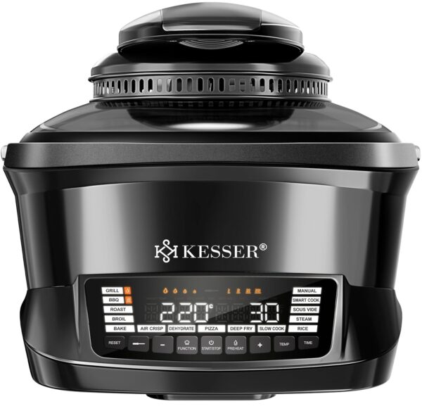 KESSER Multicooker 8 L – Heißluftfritteuse, 16 Programme, Warmhalten