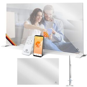 KESSER® Spiegelheizung 500 W, energiesparend, Fenstererkennung, Fernbedienung